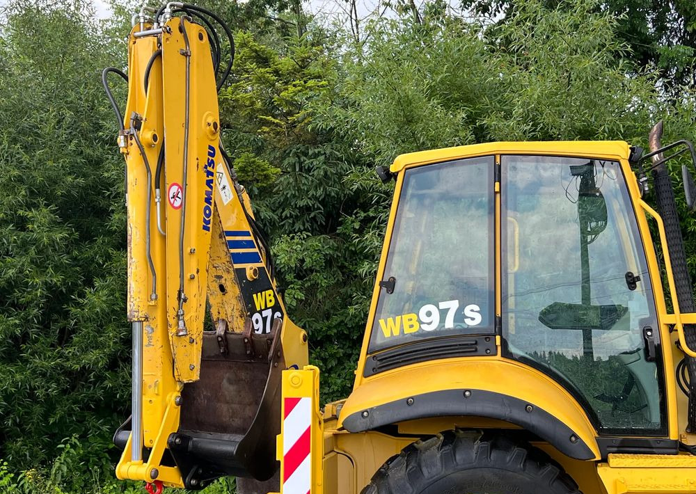 Tractopelle Komatsu * Koparko Ładowarka * Komatsu WB 97 S Utility *: photos 7