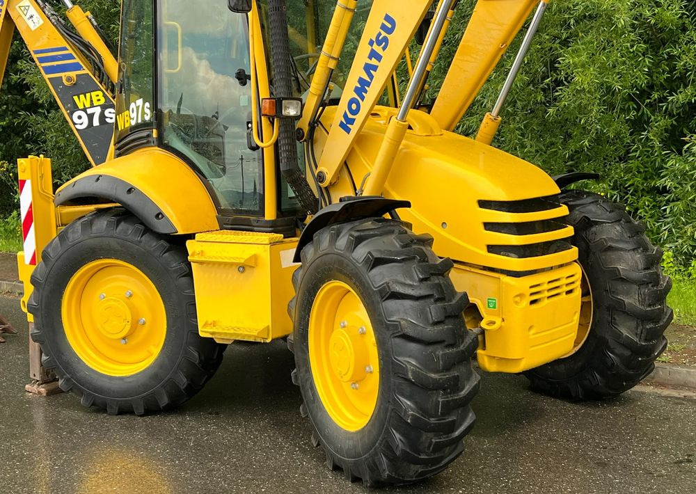 Tractopelle Komatsu * Koparko Ładowarka * Komatsu WB 97 S Utility *: photos 12