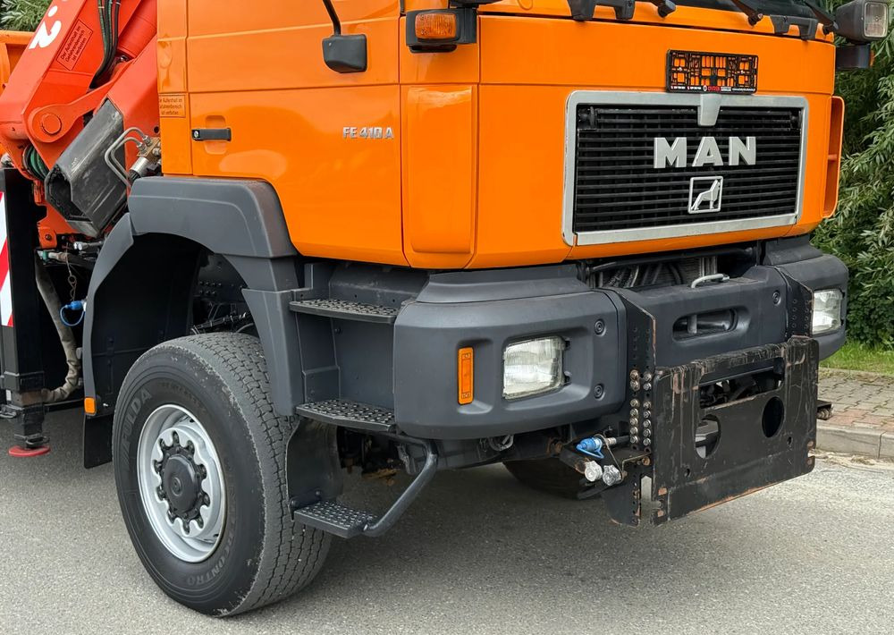 MAN * FE 410 A * MAN * 4x4 * HDS ATLAS 190 * Kiper Wywrotka * Bardzo Dobry Stan * Sprowadzony - Camion benne, Camion grue: photos 4 MAN * FE 410 A * MAN * 4x4 * HDS ATLAS 190 * Kiper Wywrotka * Bardzo Dobry Stan * Sprowadzony - Camion benne, Camion grue: photos 4