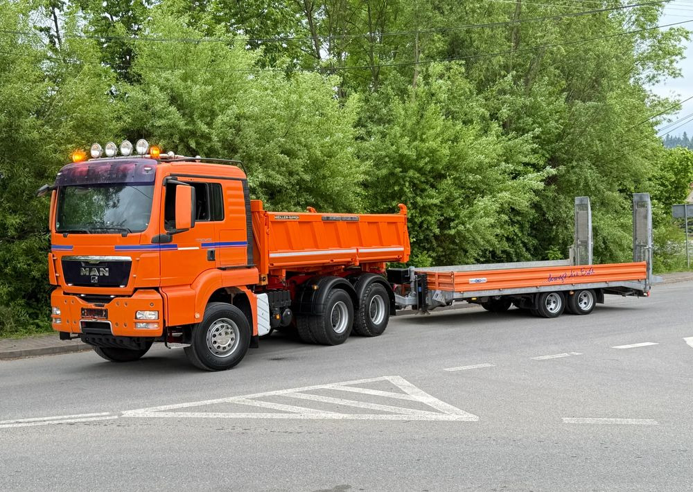 MAN * Kiper * Wywrotka * 26-480 *  MAN TGS 6x4 Bordmatic * Zastaw Tandem Niskopodwozie * Stan Perfekcyjny * - Camion benne: photos 1 MAN * Kiper * Wywrotka * 26-480 *  MAN TGS 6x4 Bordmatic * Zastaw Tandem Niskopodwozie * Stan Perfekcyjny * - Camion benne: photos 1
