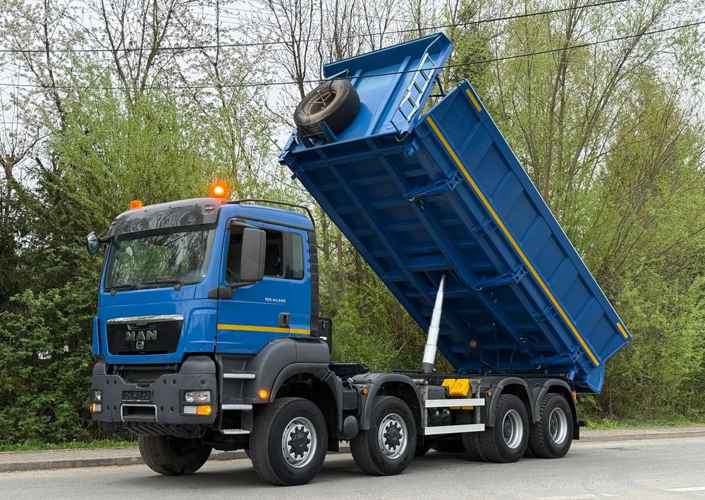 MAN * Kiper * Wywrotka * 35-440 * MAN TGS * 8X8 * Bordmatic * Bardzo Dobry Stan - Camion benne: photos 1 MAN * Kiper * Wywrotka * 35-440 * MAN TGS * 8X8 * Bordmatic * Bardzo Dobry Stan - Camion benne: photos 1