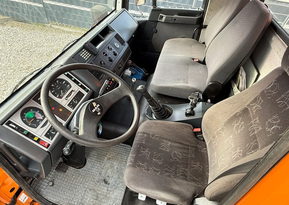 Camion benne MAN * MAN 14-220 * Kiper Wywrotka Meiller * 4x4 * Zimowe Utrzymanie * Unimog *: photos 17