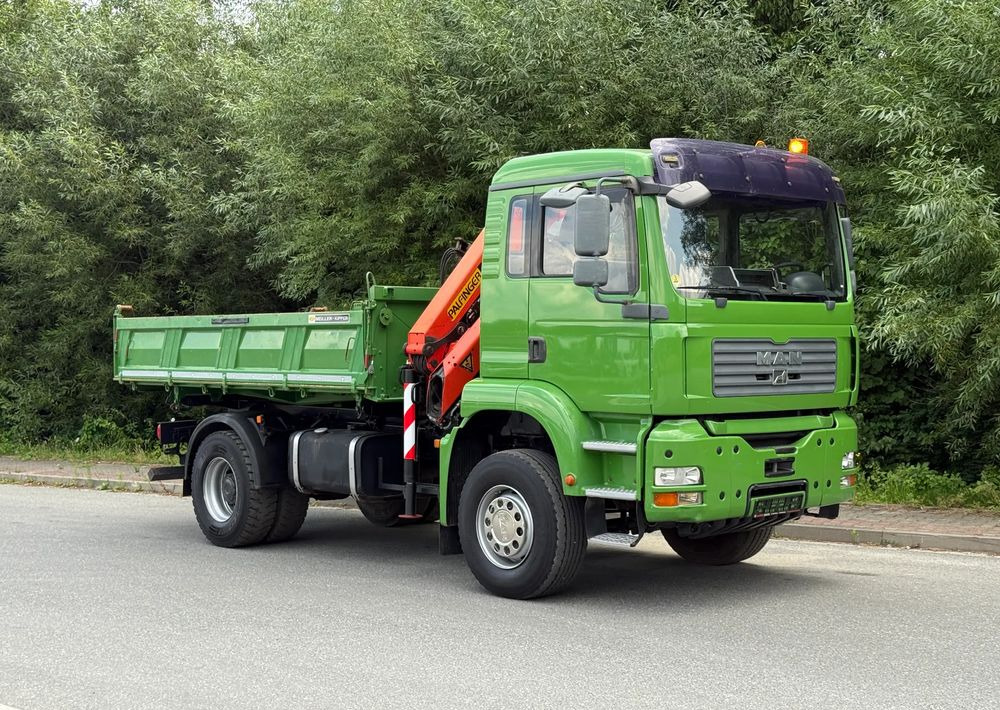 MAN * MAN TGA 18-360 * Kiper Wywrotka * 4x2 * Kran Palfinger PK 9501 Sprowadzony - Camion benne: photos 2 MAN * MAN TGA 18-360 * Kiper Wywrotka * 4x2 * Kran Palfinger PK 9501 Sprowadzony - Camion benne: photos 2