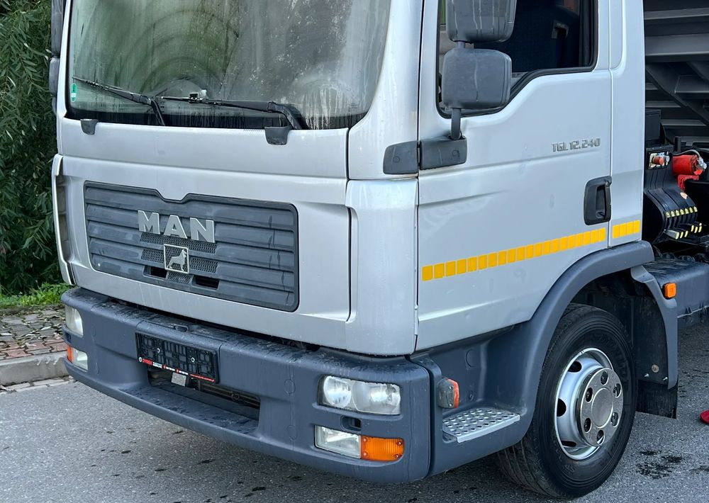 Camion benne MAN MAN TGL 12-240 Kiper Wywrotka 4x2 Kran PALFINGER PK 12500 BARDZO DOBRY STAN: photos 10