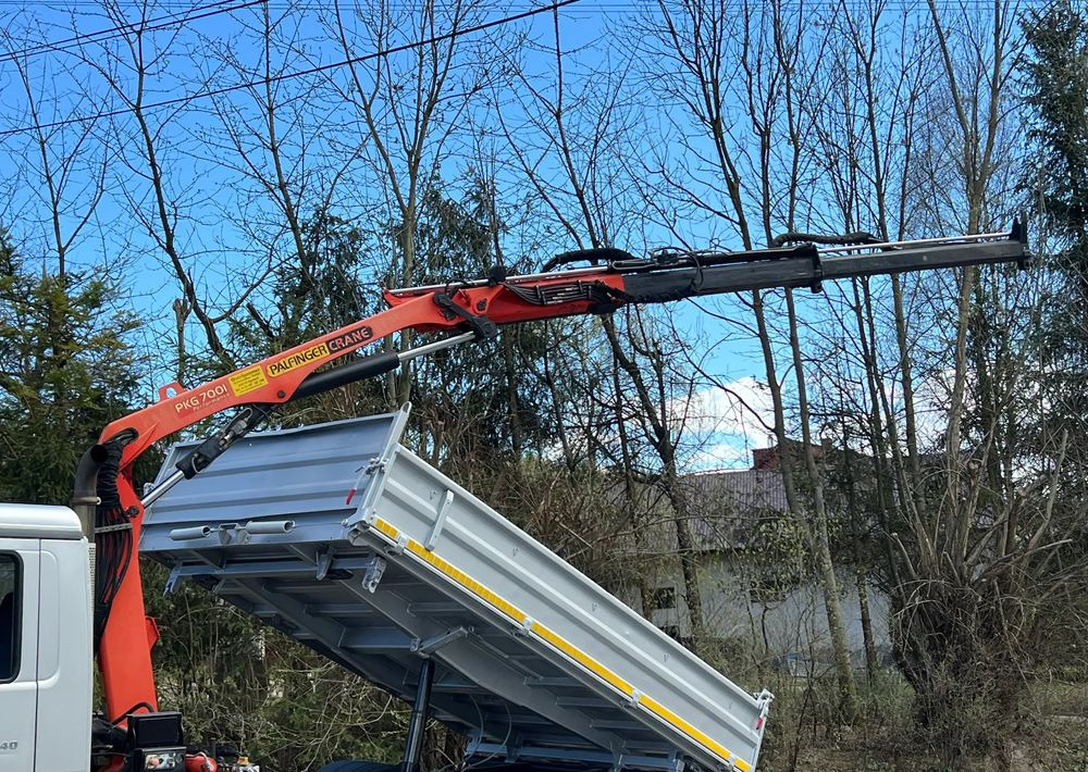 MAN MAN TGL 12-240 Kiper Wywrotka 4x2 Kran PALFINGER PK 12500 BARDZO DOBRY STAN - Camion benne: photos 2 MAN MAN TGL 12-240 Kiper Wywrotka 4x2 Kran PALFINGER PK 12500 BARDZO DOBRY STAN - Camion benne: photos 2