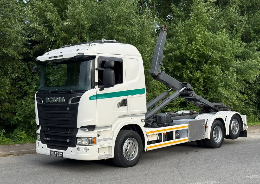 Scania * Hakowiec * Scania R520 V8 * Sprowadzona * Multilift * Bardzo Dobry Stan - Camion ampliroll: photos 1 Scania * Hakowiec * Scania R520 V8 * Sprowadzona * Multilift * Bardzo Dobry Stan - Camion ampliroll: photos 1