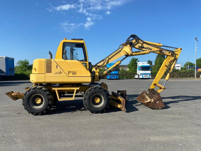 Komatsu PW95 - Pelle sur pneus: photos 5 Komatsu PW95 - Pelle sur pneus: photos 5