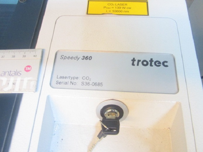 Massicot LASER CUTTER TROTEC SPEEDY 360 (Gravieren, Schneiden): photos 7