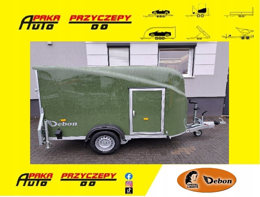 PRZYCZEPA CARGO FURGON DMC 1300 KG, dł. 300 cm x szer. 150 cm x wys. 170 cm / CARGO Van Trailer DMC 1300 KG, length 300 cm x width 150 cm x height 170 cm - Remorque fourgon: photos 1 PRZYCZEPA CARGO FURGON DMC 1300 KG, dł. 300 cm x szer. 150 cm x wys. 170 cm / CARGO Van Trailer DMC 1300 KG, length 300 cm x width 150 cm x height 170 cm - Remorque fourgon: photos 1