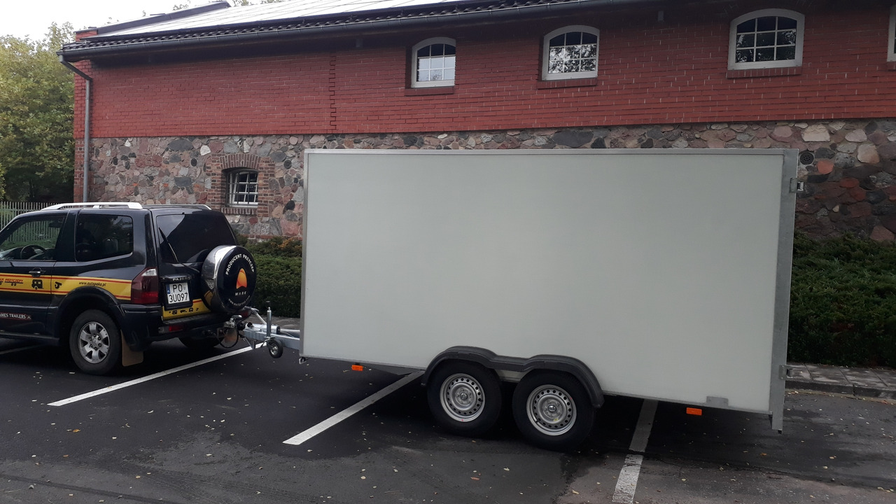 PRZYCZEPA KONTENER CARGO PAKA FURGON BOX 400 x 200 / CARGO CONTAINER TRAILER VAN BOX 400 x 200 - Remorque fourgon: photos 3 PRZYCZEPA KONTENER CARGO PAKA FURGON BOX 400 x 200 / CARGO CONTAINER TRAILER VAN BOX 400 x 200 - Remorque fourgon: photos 3