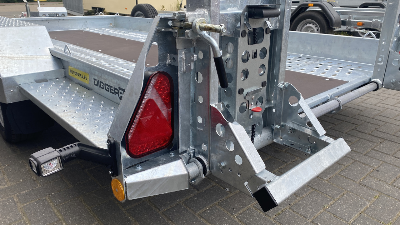 PRZYCZEPA LAWETA DO MINIKOPARKI BUDOWLANA 280x130 CM, DMC 2700 / CONSTRUCTION MINI EXCAVATOR TRANSPORTER TRAILER 280x130 CM, DMC 2700 KG - Remorque porte engin: photos 2 PRZYCZEPA LAWETA DO MINIKOPARKI BUDOWLANA 280x130 CM, DMC 2700 / CONSTRUCTION MINI EXCAVATOR TRANSPORTER TRAILER 280x130 CM, DMC 2700 KG - Remorque porte engin: photos 2