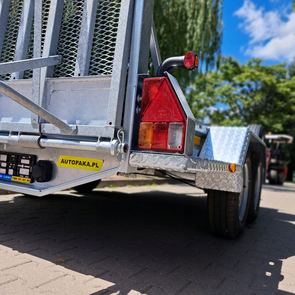 Remorque porte engin neuf PRZYCZEPA LAWETA DO MINIKOPARKI POD KOPARKĘ Z RAMPĄ 2700KG / MINI EXCAVATOR TRANSPORTER TRAILER WITH RAMPS 2700KG: photos 9