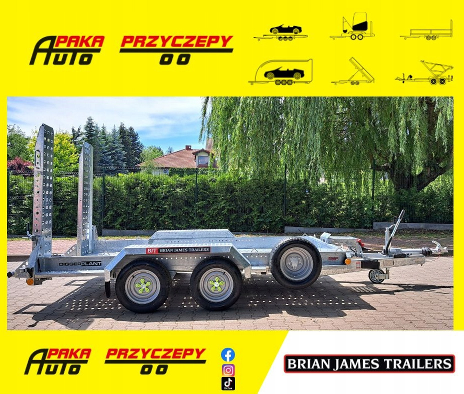 PRZYCZEPA LAWETA DO MINIKOPARKI PODNOŚNIKA 3500KG 3,20X1,70 / MINI EXCAVATOR LIFTING TRAILER 3500KG 3.20X1.70 - Remorque porte engin: photos 1 PRZYCZEPA LAWETA DO MINIKOPARKI PODNOŚNIKA 3500KG 3,20X1,70 / MINI EXCAVATOR LIFTING TRAILER 3500KG 3.20X1.70 - Remorque porte engin: photos 1