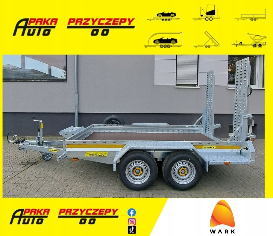 PRZYCZEPA WARK LAWETA DO MINIKOPARKI POD KOPARKĘ 2700KG / WARK EXCAVATOR MINI EXCAVATOR TRANSPORTER TRAILER 2700KG - Remorque porte engin: photos 1 PRZYCZEPA WARK LAWETA DO MINIKOPARKI POD KOPARKĘ 2700KG / WARK EXCAVATOR MINI EXCAVATOR TRANSPORTER TRAILER 2700KG - Remorque porte engin: photos 1