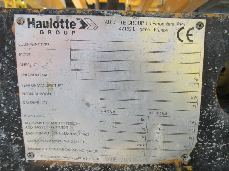 Haulotte Compact 8 - Nacelle ciseaux: photos 4 Haulotte Compact 8 - Nacelle ciseaux: photos 4