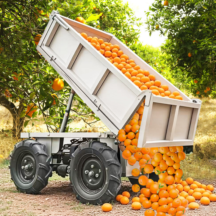 LEZUM Electric Remote Control Transporter Agricultural Orchard Farm Electric Utv Dump Trailer Material Handling Equipment All Terrain Transport Vehicle - Benne agricole: photos 4 LEZUM Electric Remote Control Transporter Agricultural Orchard Farm Electric Utv Dump Trailer Material Handling Equipment All Terrain Transport Vehicle - Benne agricole: photos 4