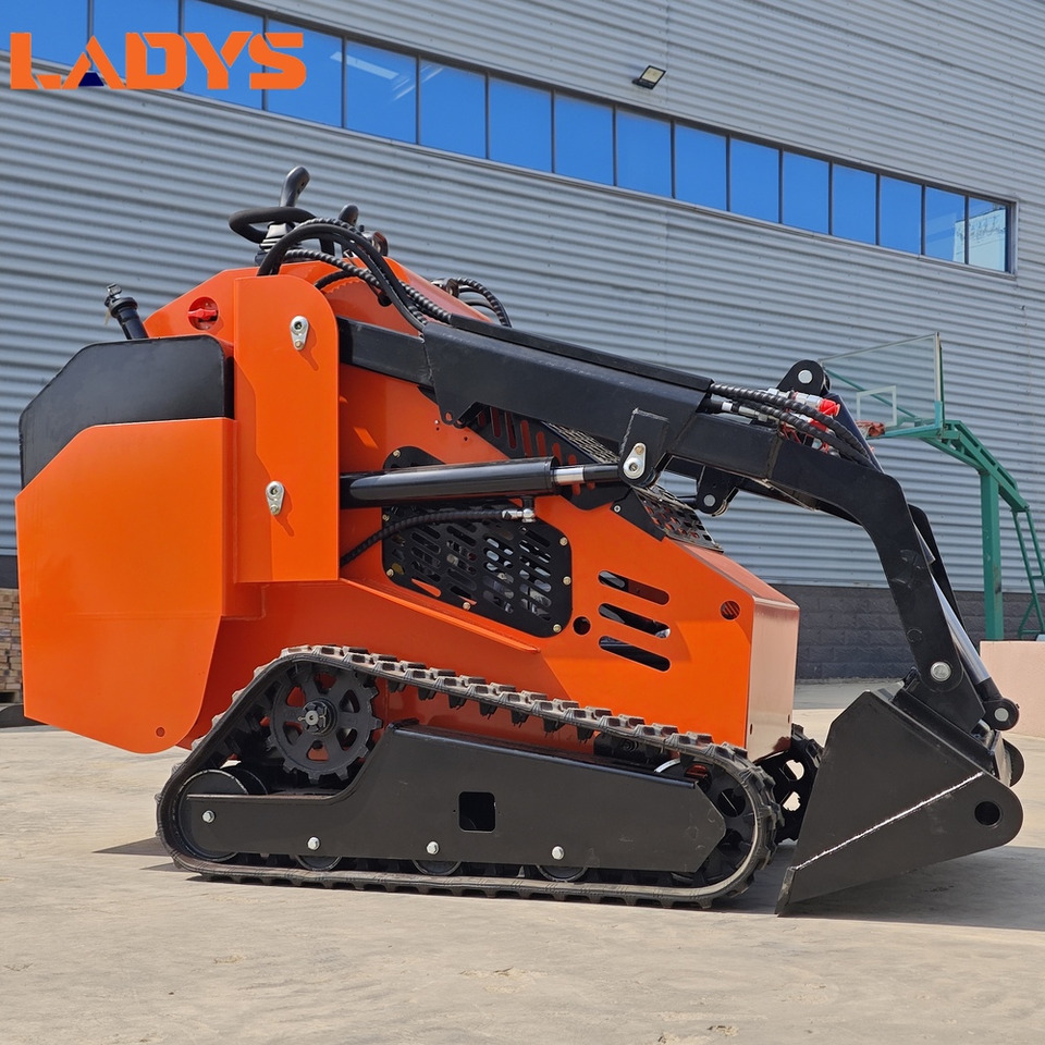 LADYS Free Shipping Mini Skid Steer Loader Compact Track Electric/Diesel Chinese Mini Skid Steer Loader For Sale With Mini Skid Steer Attachments 4 In 1 Bucket - Mini chargeuse: photos 2 LADYS Free Shipping Mini Skid Steer Loader Compact Track Electric/Diesel Chinese Mini Skid Steer Loader For Sale With Mini Skid Steer Attachments 4 In 1 Bucket - Mini chargeuse: photos 2