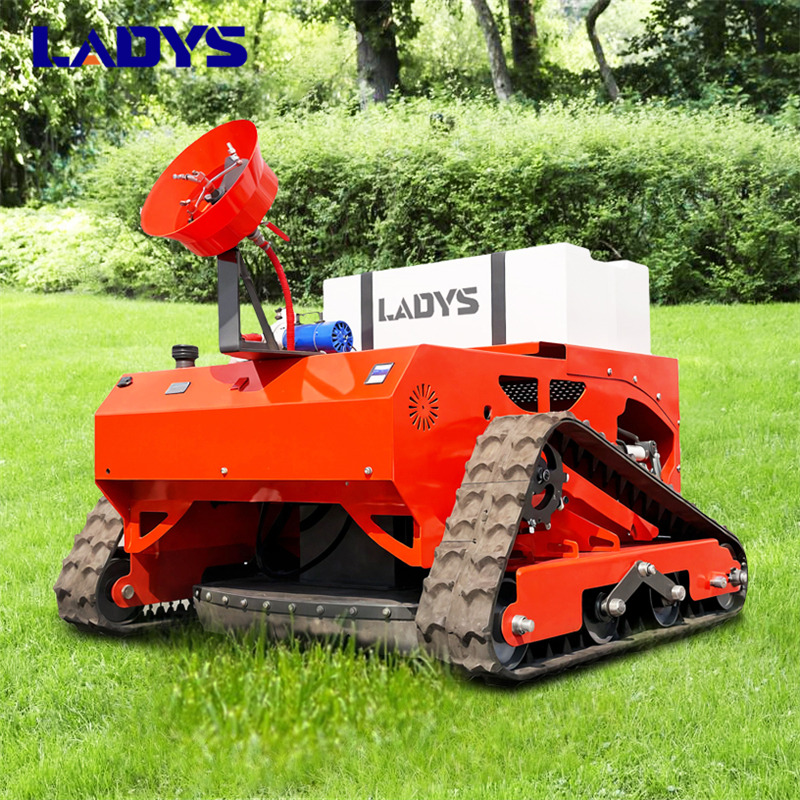 LADYS LD1000 Electric Remote Control Multi-Function Lawn Mower All-Terrain Agricultural Sprayers Pesticide Spraying Mower Gas Gasoline Track Crawler Lawn Mower - Motofaucheuse: photos 4 LADYS LD1000 Electric Remote Control Multi-Function Lawn Mower All-Terrain Agricultural Sprayers Pesticide Spraying Mower Gas Gasoline Track Crawler Lawn Mower - Motofaucheuse: photos 4