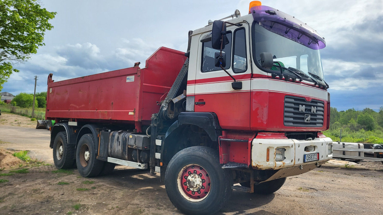 MAN 33.414 6X6 HIAB 102 33.414 - Camion benne: photos 3 MAN 33.414 6X6 HIAB 102 33.414 - Camion benne: photos 3