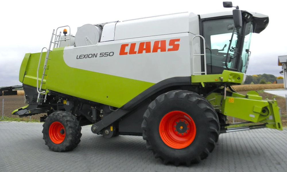 Claas Lexion 550 2005 Rok, heder V750, Najbogatsza Wersja, Nie Malowany, Stan Idealny - Moissonneuse-batteuse: photos 3 Claas Lexion 550 2005 Rok, heder V750, Najbogatsza Wersja, Nie Malowany, Stan Idealny - Moissonneuse-batteuse: photos 3