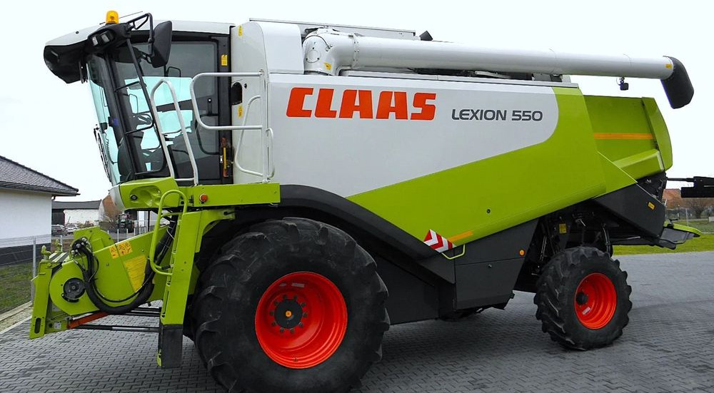 Claas Lexion 550 heder 7,5 Vario, Najbogatsza Wersja, Nie Malowany, Stan Bardzo Dobry - Moissonneuse-batteuse: photos 5 Claas Lexion 550 heder 7,5 Vario, Najbogatsza Wersja, Nie Malowany, Stan Bardzo Dobry - Moissonneuse-batteuse: photos 5