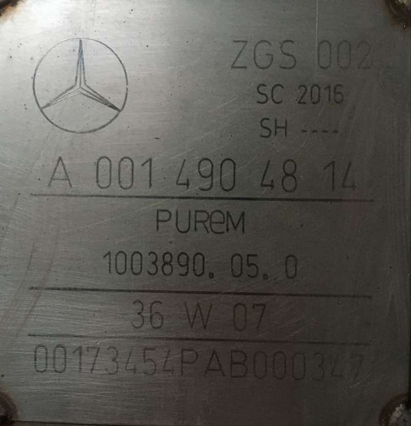 Mercedes-Benz Partikelfilter Mercedes Citaro A0014904814 Endschalldämpfer KAT ZG - Pièces de rechange pour Bus: photos 2 Mercedes-Benz Partikelfilter Mercedes Citaro A0014904814 Endschalldämpfer KAT ZG - Pièces de rechange pour Bus: photos 2