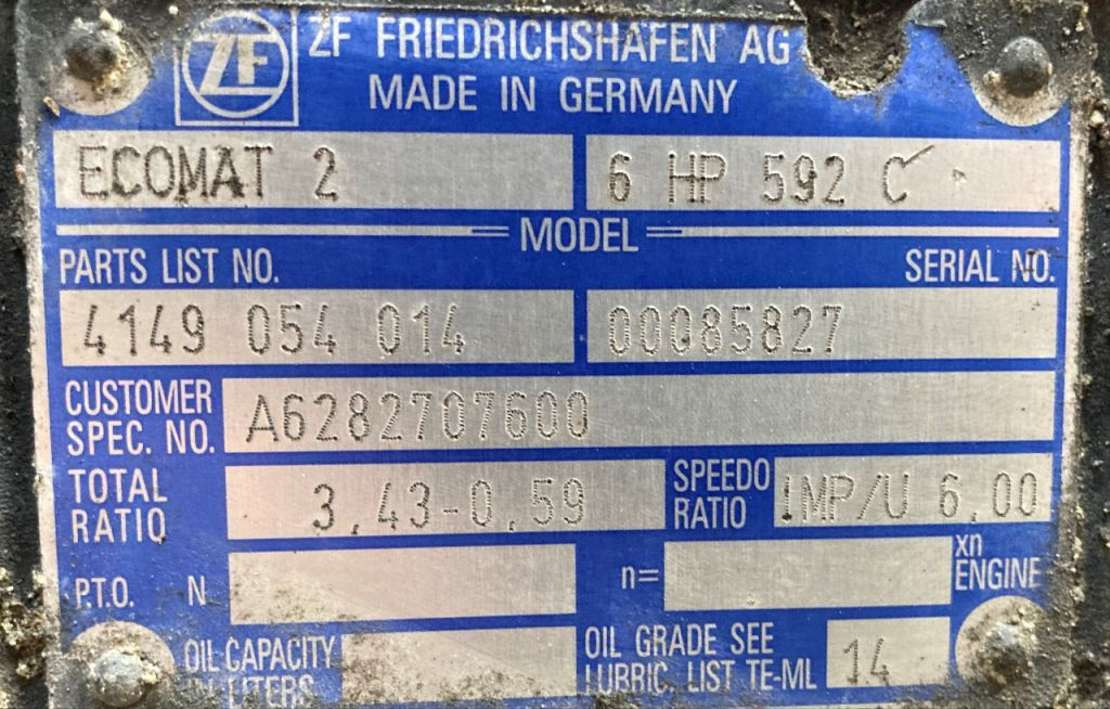ZF Getriebe ZF 6HP 592C 6HP592C 4149054014 Mercedes Citaro Ecomat 2 - Boîte de vitesse pour Bus: photos 2 ZF Getriebe ZF 6HP 592C 6HP592C 4149054014 Mercedes Citaro Ecomat 2 - Boîte de vitesse pour Bus: photos 2