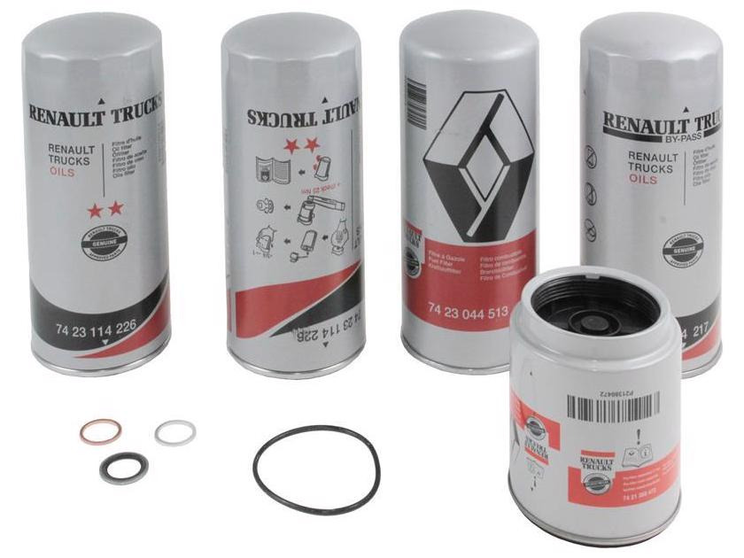 RENAULT TRUCKS ZESTAW FILTRÓW RVI EURO-5 MAGNUM DXI KERAX PREMIUM 5001875125 - Filtre à carburant: photos 1 RENAULT TRUCKS ZESTAW FILTRÓW RVI EURO-5 MAGNUM DXI KERAX PREMIUM 5001875125 - Filtre à carburant: photos 1