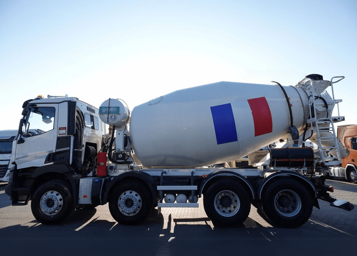 Renault C 430 8×4 Beton Mixer 9m3, TOP !!! - Camion malaxeur: photos 4 Renault C 430 8×4 Beton Mixer 9m3, TOP !!! - Camion malaxeur: photos 4