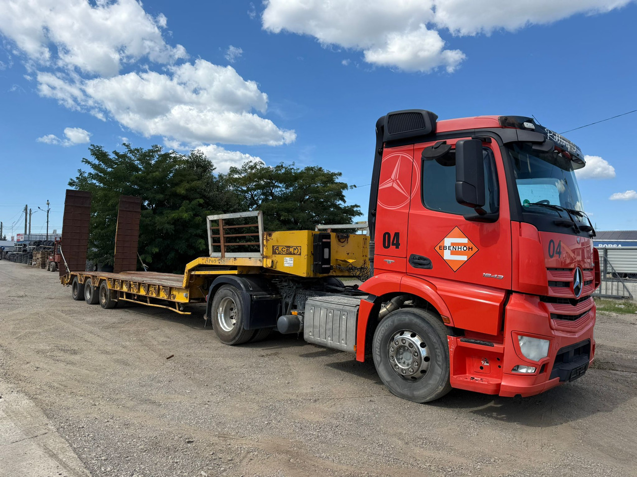 Mercedes-Benz Actros and Trailer ACTM Assembly - Tracteur routier, Semi-remorque surbaissé: photos 4 Mercedes-Benz Actros and Trailer ACTM Assembly - Tracteur routier, Semi-remorque surbaissé: photos 4