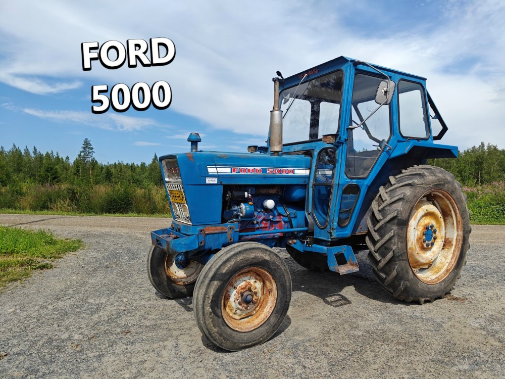 FORD 5000 traktori alkuperäiskuntoinen, Hara hytillä ja paljon hydrauliikkaa, katso video! - Tracteur agricole: photos 1 FORD 5000 traktori alkuperäiskuntoinen, Hara hytillä ja paljon hydrauliikkaa, katso video! - Tracteur agricole: photos 1