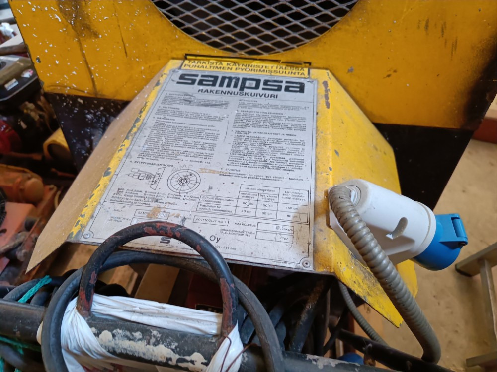 Matériel de chantier Sampsa K100 työmaapuhallin: photos 8