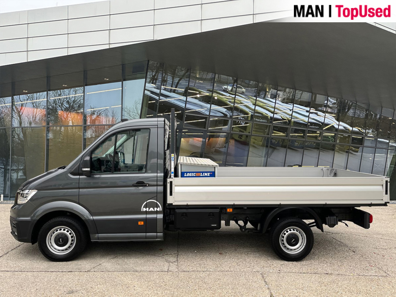 MAN TGE 3.140 4X2F SB, Automatic, Flat bed Klima ZV - Utilitaire plateau: photos 3 MAN TGE 3.140 4X2F SB, Automatic, Flat bed Klima ZV - Utilitaire plateau: photos 3