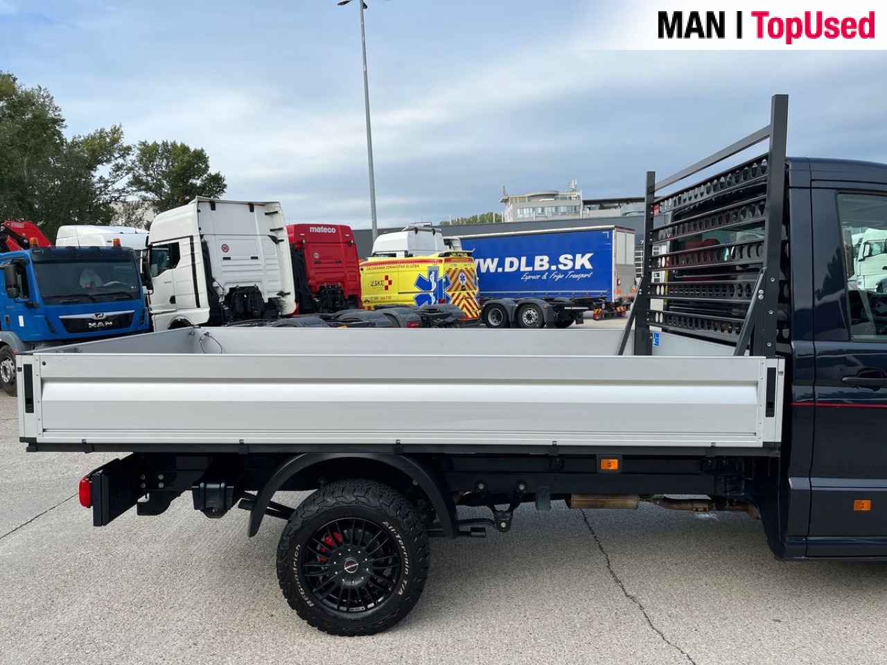 Utilitaire plateau MAN TGE 3.180 4X4 Individual SB, Automatic, Flat bed: photos 12