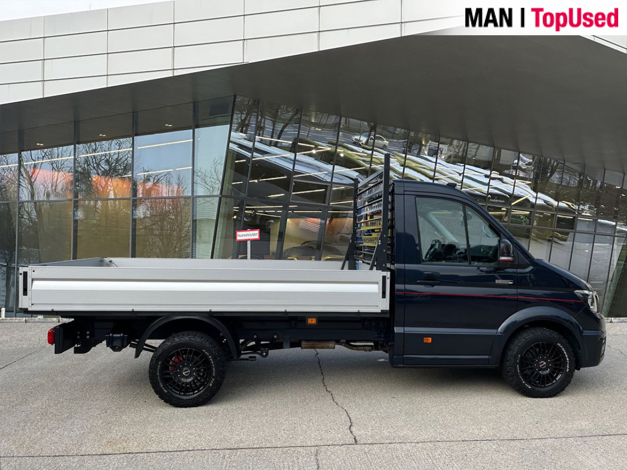 Utilitaire plateau MAN TGE 3.180 4X4 Individual SB, Automatic, Flat bed: photos 11