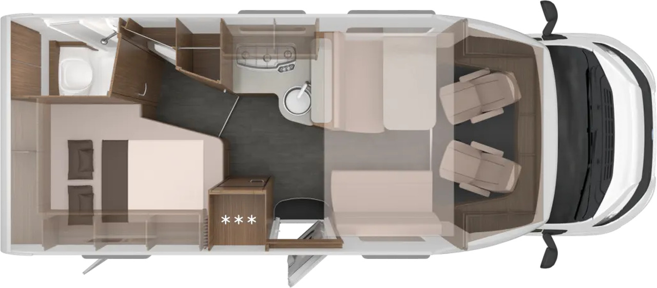 Wohnmobil Knaus L!VE WAVE 650 MF - Camping-car profilé: photos 2 Wohnmobil Knaus L!VE WAVE 650 MF - Camping-car profilé: photos 2