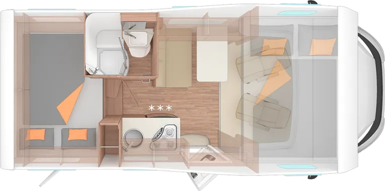 Wohnmobil Weinsberg CaraHome 550 MG - Camping-car capucine: photos 2 Wohnmobil Weinsberg CaraHome 550 MG - Camping-car capucine: photos 2