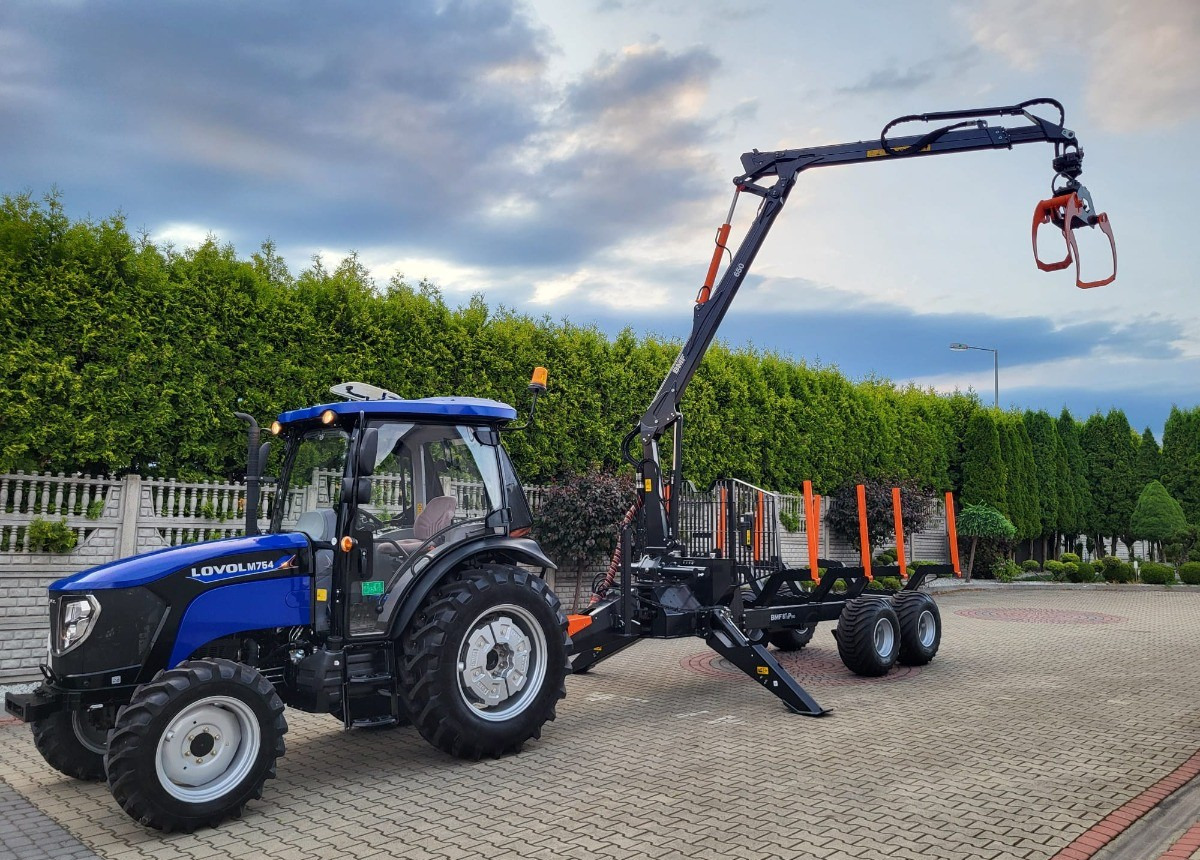 LOVOL Zestaw Traktor LOVOL M755 Przyczepa do drewna BMF 8TPro Stan Nowy Fabryczny en crédit-bail LOVOL Zestaw Traktor LOVOL M755 Przyczepa do drewna BMF 8TPro Stan Nowy Fabryczny: photos 12