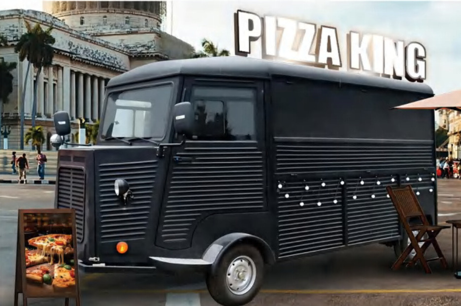 Deli Star Trailer Retro Frenchie FR 4800 Electric - EU standards - Remorque magasin: photos 1 Deli Star Trailer Retro Frenchie FR 4800 Electric - EU standards - Remorque magasin: photos 1