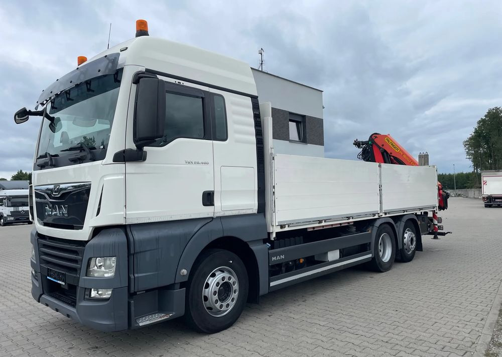 MAN TGX 26.460 HDS, PALFINGER PK 180002-EH, PILOT! - Camion plateau, Camion grue: photos 2 MAN TGX 26.460 HDS, PALFINGER PK 180002-EH, PILOT! - Camion plateau, Camion grue: photos 2