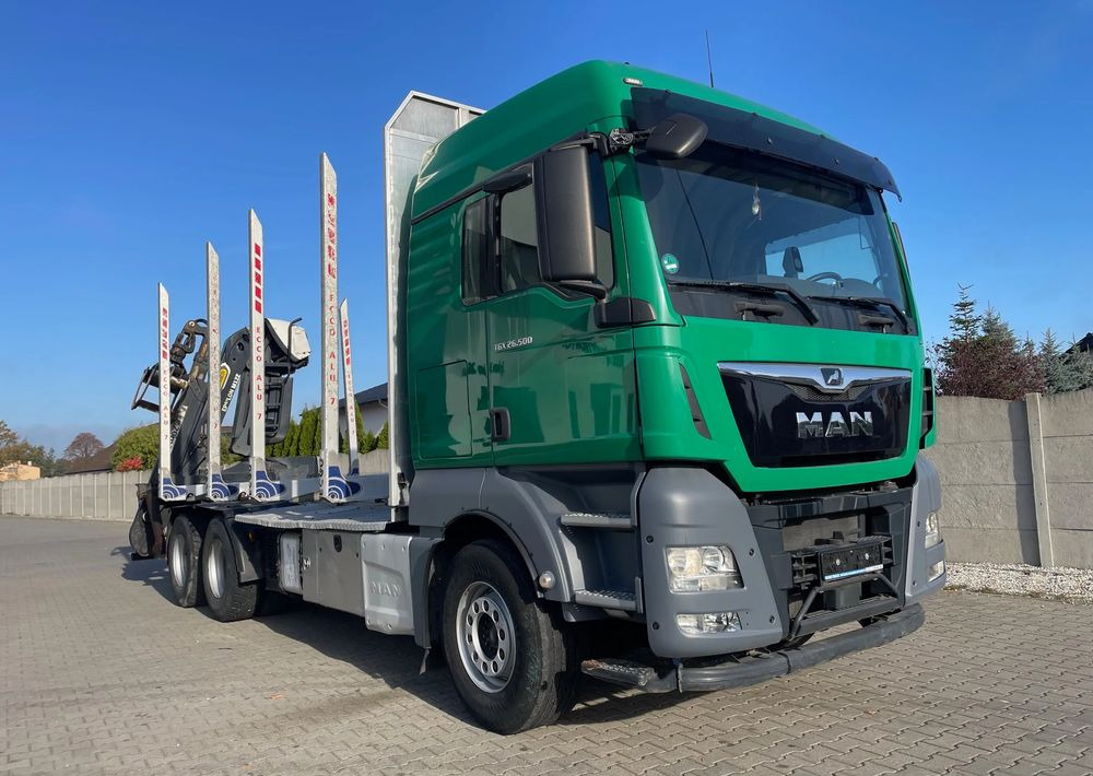 MAN TGX 26.500, 6x4, HDS EPSILOM M12Z, do transportu drewna. - Camion grumier, Camion grue: photos 3 MAN TGX 26.500, 6x4, HDS EPSILOM M12Z, do transportu drewna. - Camion grumier, Camion grue: photos 3