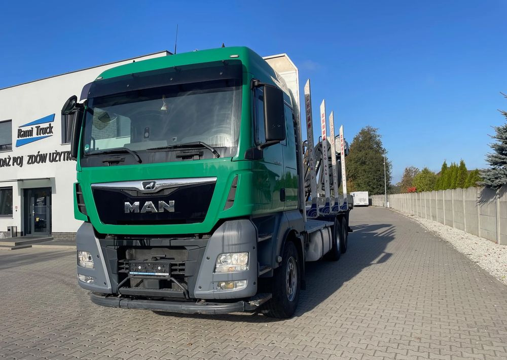 MAN TGX 26.500, 6x4, HDS EPSILOM M12Z, do transportu drewna. - Camion grumier, Camion grue: photos 1 MAN TGX 26.500, 6x4, HDS EPSILOM M12Z, do transportu drewna. - Camion grumier, Camion grue: photos 1