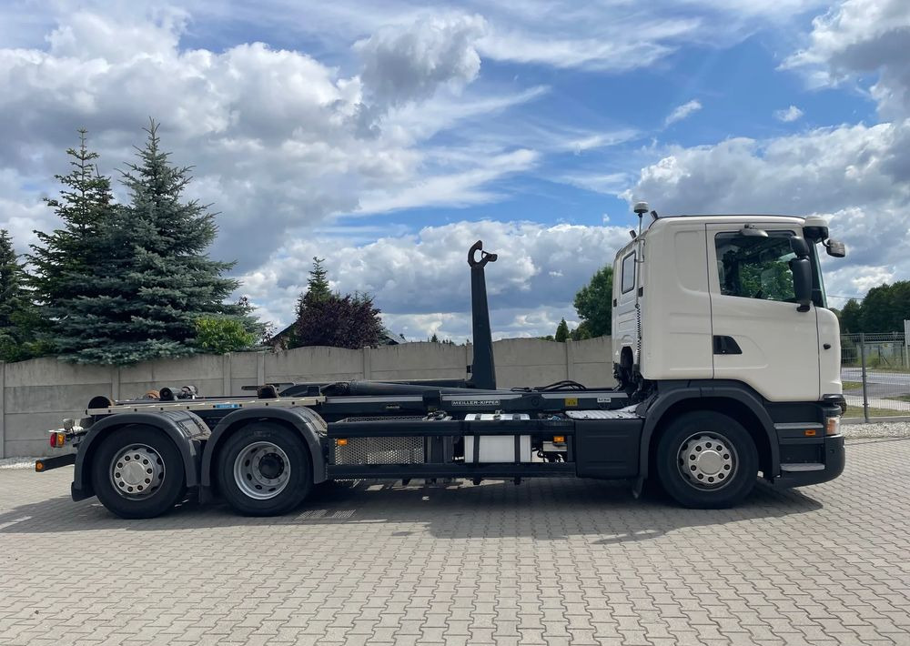 Scania R410 Hakowiec MEILLER RK20 65 - Camion ampliroll: photos 4 Scania R410 Hakowiec MEILLER RK20 65 - Camion ampliroll: photos 4