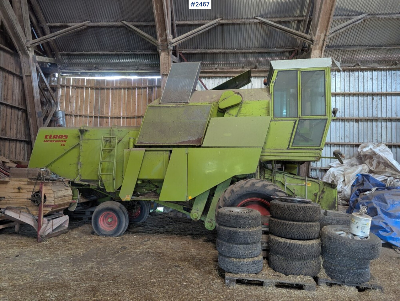 Combine Harvester - Claas Mercator 75 - Moissonneuse-batteuse: photos 2 Combine Harvester - Claas Mercator 75 - Moissonneuse-batteuse: photos 2
