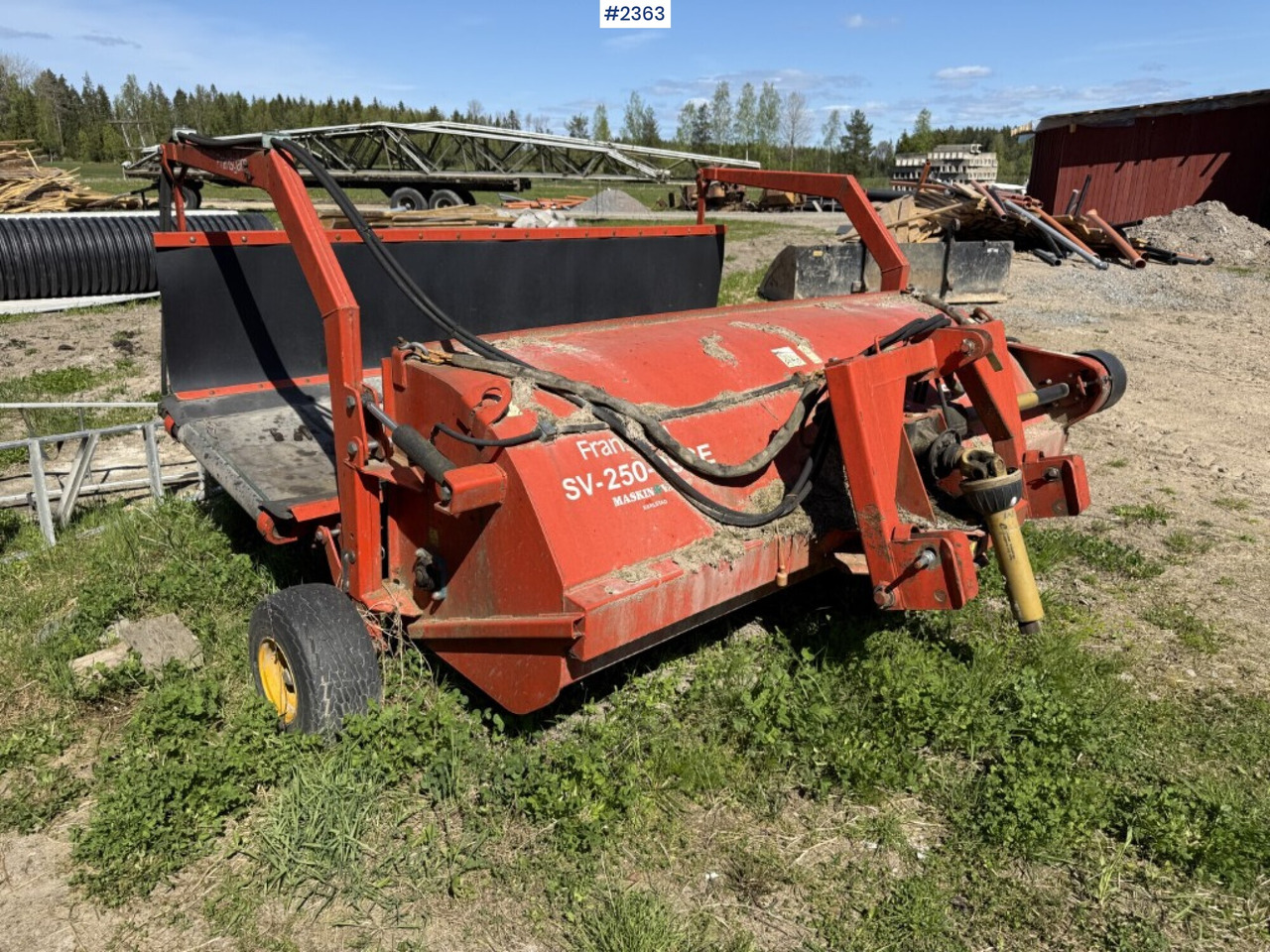 Fransgård SV 250 swath aerator with swath rake - Matériel de fenaison: photos 3 Fransgård SV 250 swath aerator with swath rake - Matériel de fenaison: photos 3