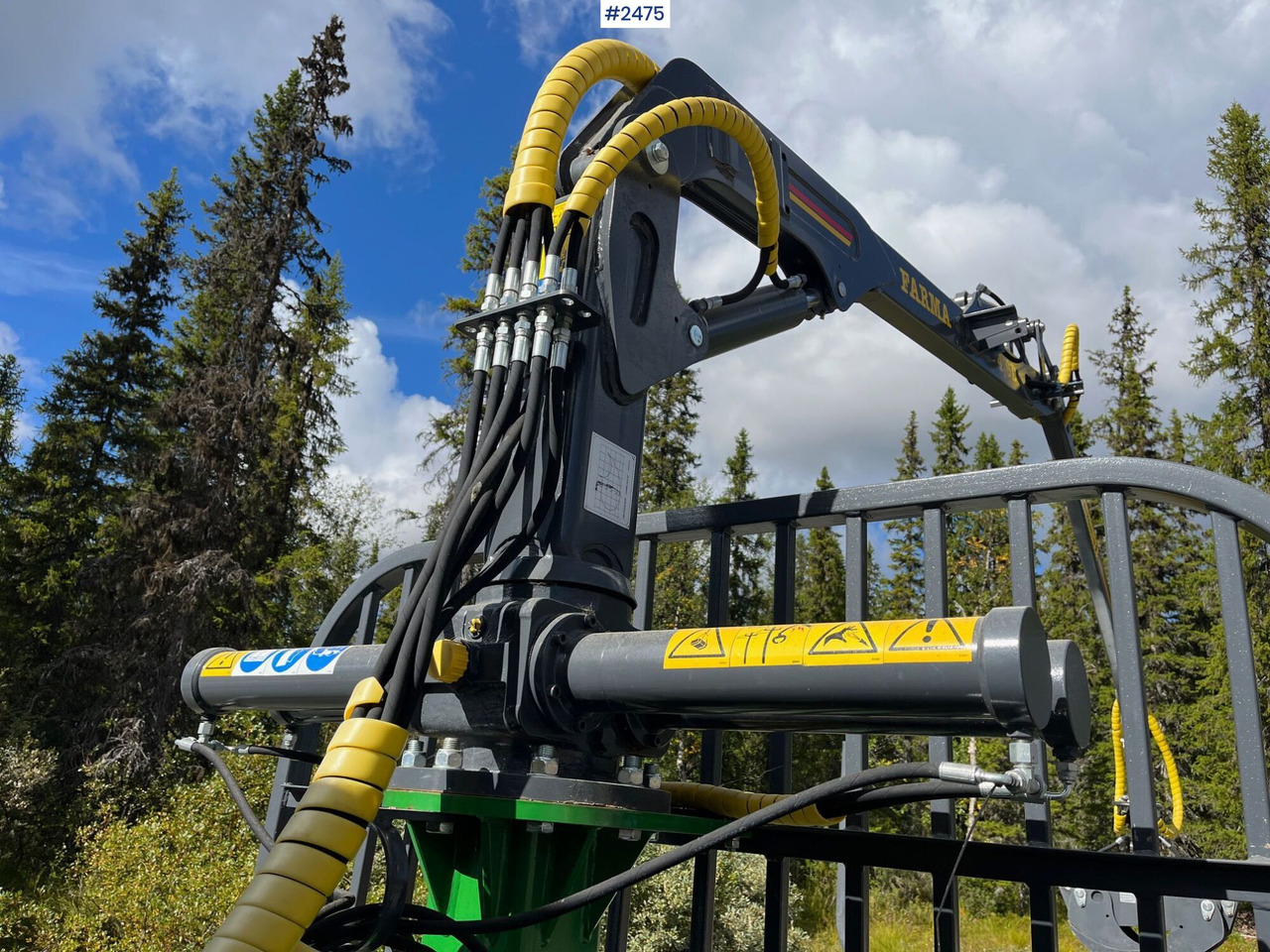 Farma Forestry Trailer T7 - CT4.6-7D, 7 tons – frame steering - Matériel forestier: photos 2 Farma Forestry Trailer T7 - CT4.6-7D, 7 tons – frame steering - Matériel forestier: photos 2