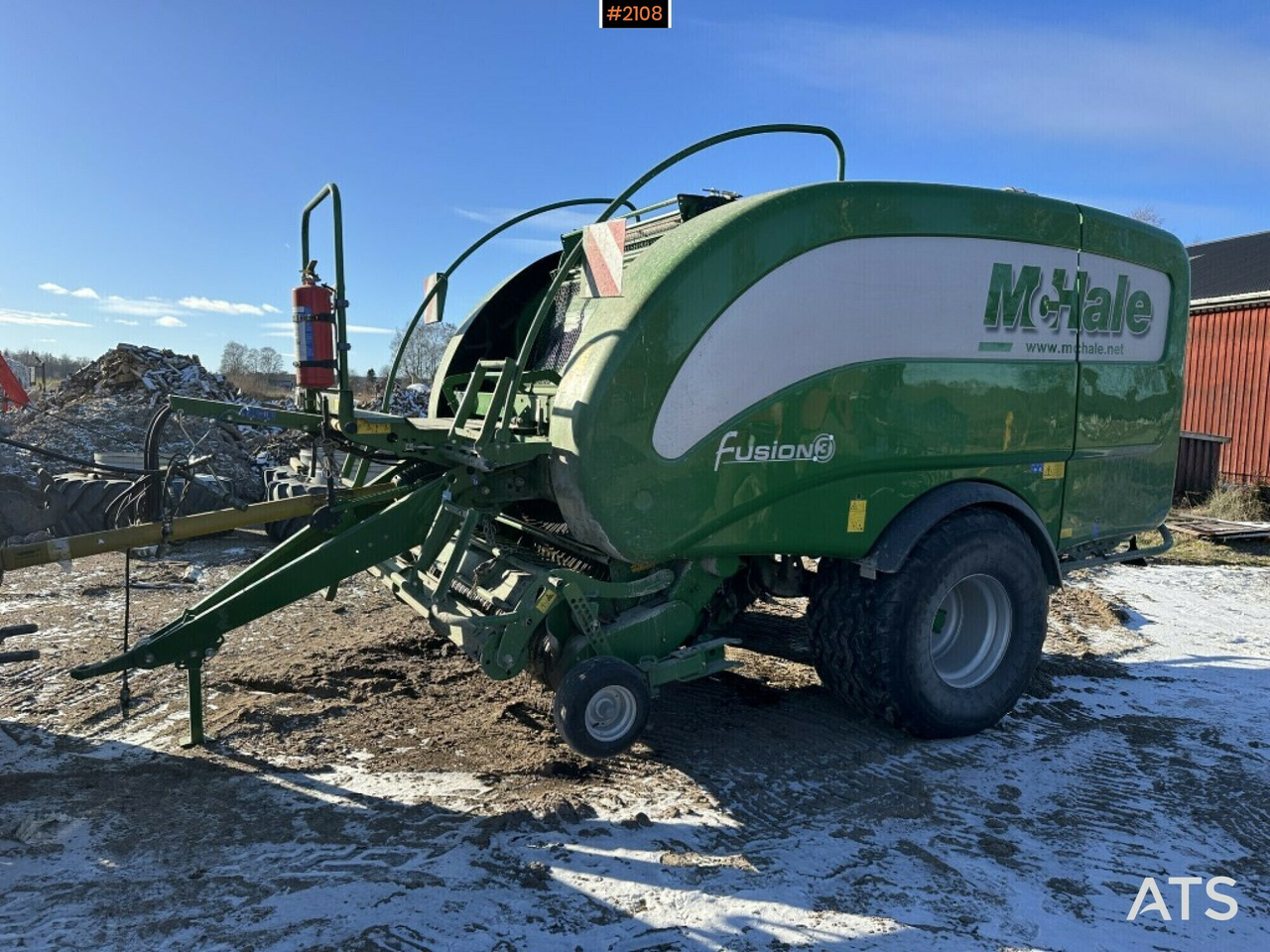 Round baler Mchale fusion 3 only 8490 bales (see video) - Matériel de fenaison: photos 4 Round baler Mchale fusion 3 only 8490 bales (see video) - Matériel de fenaison: photos 4