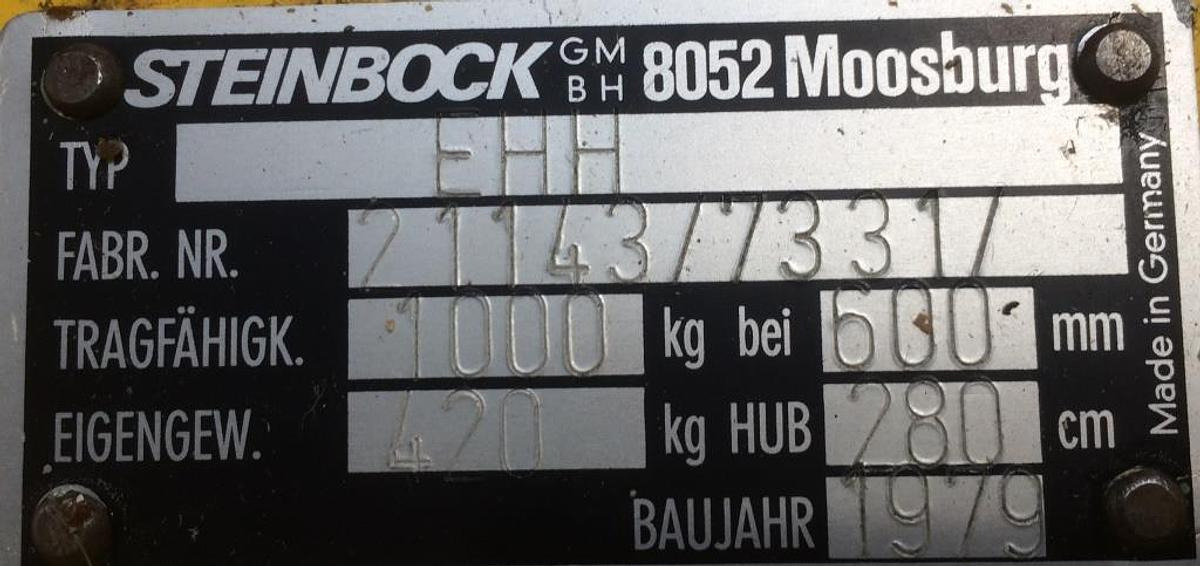 Geh-Hubstapler STEINBOCK - Gerbeur: photos 4 Geh-Hubstapler STEINBOCK - Gerbeur: photos 4