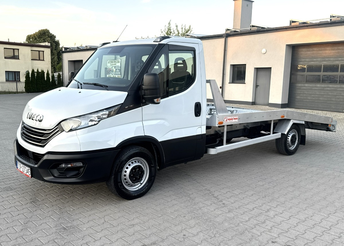 Iveco Daily 3.0 160KM Rok 2022 55 tys km przebiegu AUTOLAWETA Najazd laweta - Camion porte-voitures: photos 2 Iveco Daily 3.0 160KM Rok 2022 55 tys km przebiegu AUTOLAWETA Najazd laweta - Camion porte-voitures: photos 2