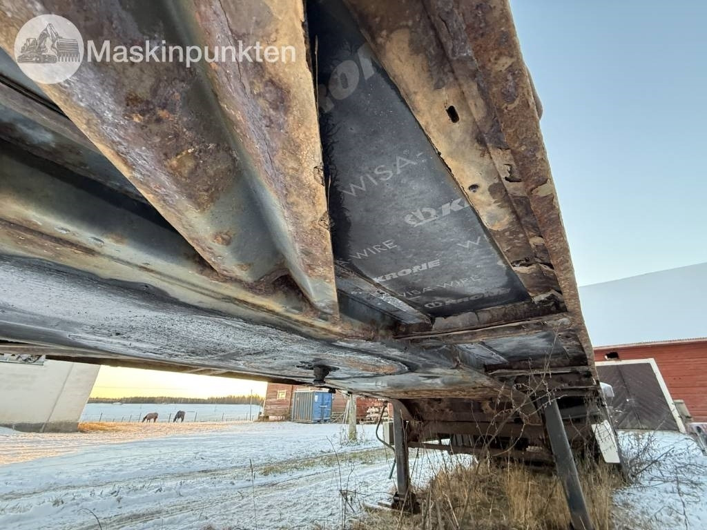 Semi-remorque plateau Krone SD flaktrailer: photos 40